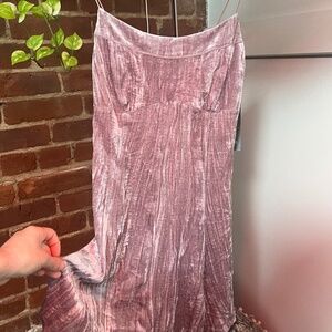 Crushed Velvet Dress